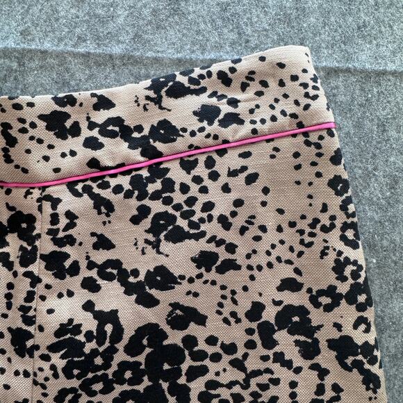 J Crew Women's 4 Leopard Print Lined Shorts - Picture 2 of 7